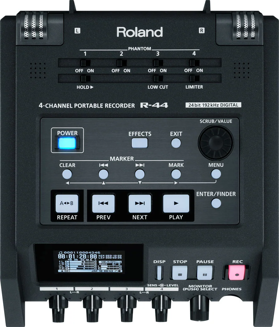 Rejestrator dźwięku Roland R-44